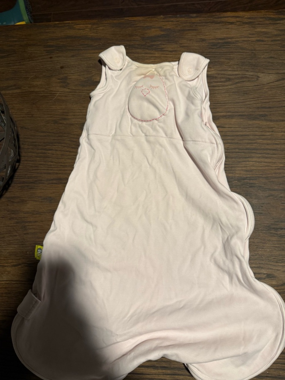 Nested bean swaddle size medium stains